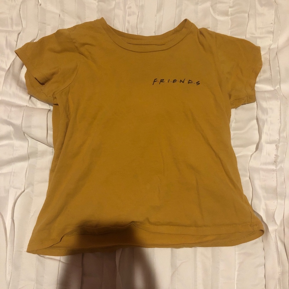 Tilly’s FRIENDS short sleeve cropped shirt